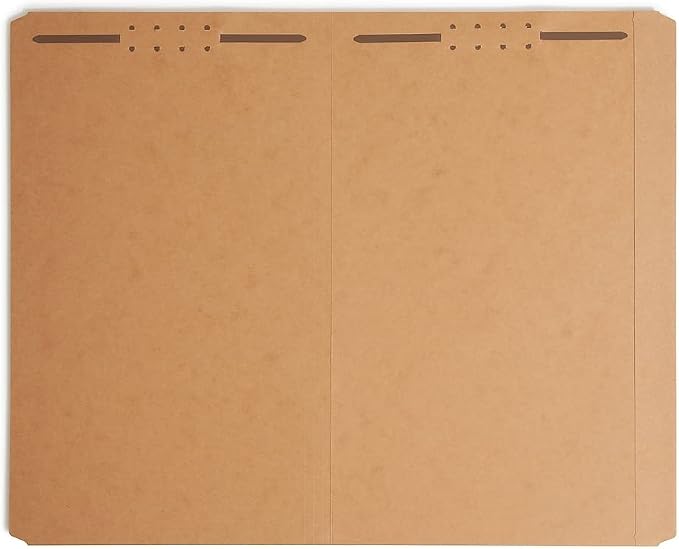 Smead Fastener File Folder, 2 Fasteners, Reinforced Straight-Cut Tab, Legal Size, Kraft, 50 Per Box (19813) - Image 2