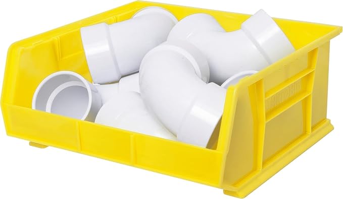 Akro-Mils 30250 AkroBins Plastic Storage Bins, 15"x16"x7", Yellow, 6-Pack | Space-Saving Stackable Bins for Garage, Pantry, Craft Organization - Image 11
