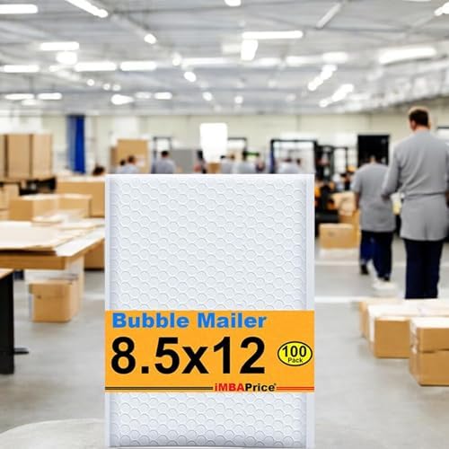 iMBAPrice 100#2 (8.5" x 12") Pure White Color SELF Seal Poly Bubble MAILERS Padded Shipping ENVELOPES (Total 100 Bags) - Image 4