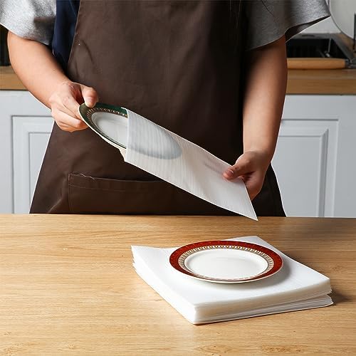 Frienda 120 Pcs Moving Dishes Packing Kit 30 Foam Sheets 90 Pcs 6-Size Plate Sleeves Protective Cushion Pouches for Shipping, Storing Glassware, China & Dinnerware - Image 4