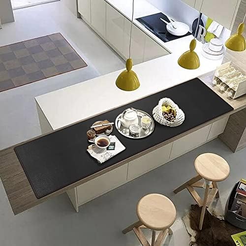 ZORESYN PU Leather Black Desk Pad 63.0"x15.8" - Image 6
