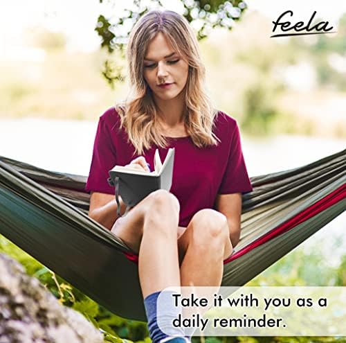 feela 15 Pack Pocket Small Notebooks Bulk, Mini Cute Notepads Hardcover College Ruled Lined Journals with Pen Holder for School Business Memos, with 15 Black Pens, 3.5”x 5.5”, A6, Gray - Image 6
