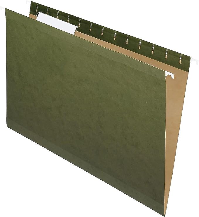 Pendaflex® Premium Reinforced Hanging Folders, 1/3 Cut, Legal Size, Standard Green, Pack Of 25 - Image 3