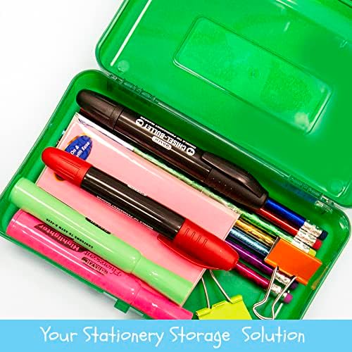 BAZIC PRODUCTS Classic Multipurpose Pencil Box, Stackable - Image 2