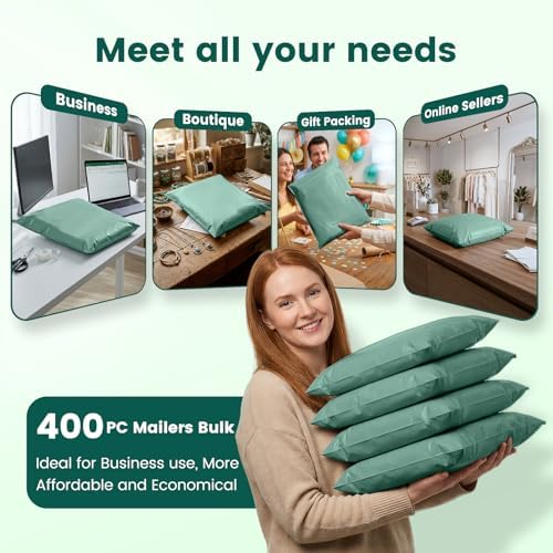 Metronic Bulk Poly Mailers 14.5x19 400 Pack, Self Seal Large Shipping Bags - Image 6