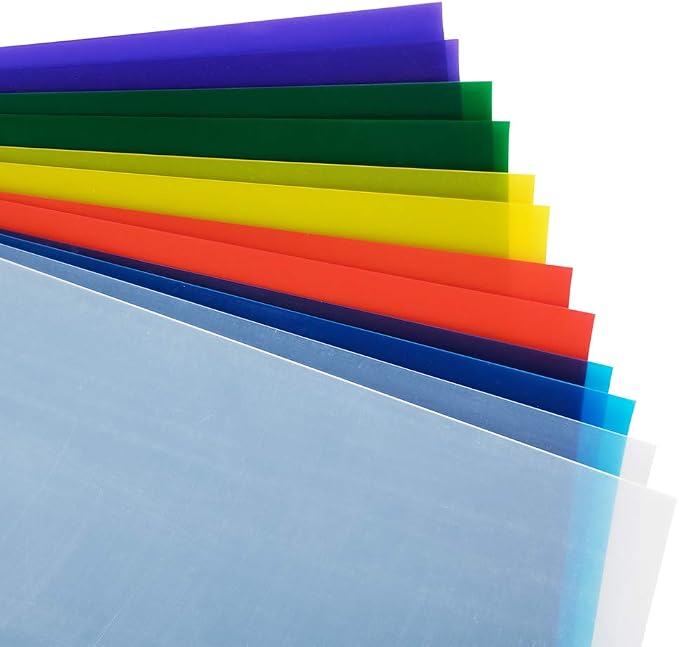 JAM PAPER Plastic Sleeves - Letter Size - 9 x 11 1/2 - Assorted Color Project Pockets - 12 Page Protectors/Pack - Image 4