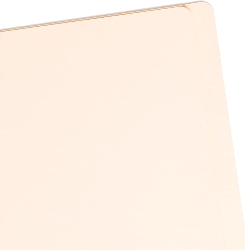 Smead End Tab Classification File Folder, 1 Divider, 2" Expansion, Letter Size, Manila, 10 per Box (26825) - Image 2