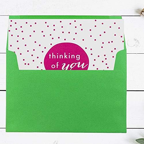 JAM PAPER A7 Colored Invitation Envelopes - 5 1/4 x 7 1/4 - Green Recycled - Bulk 250/Box - Image 3