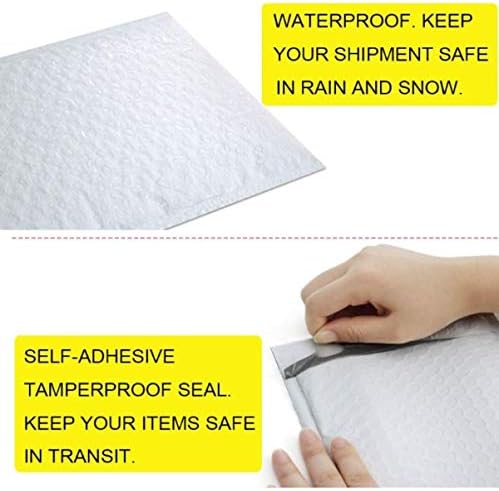 Secure Seal #1 7.25x12 Poly Bubble Mailers | Padded Shipping Envelope Mailers (Pack of 100) - Image 4