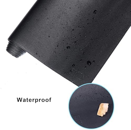 Cacoy 59x35.4 Inch Leather Desk Mat, XXL Large Computer Mouse Pad, PU Leather Desk Pad Blotter Protector, Office Table Cover, Multifunctional Desktop Matt for Desktop, Laptop Mouse Mat (Black) - Image 5