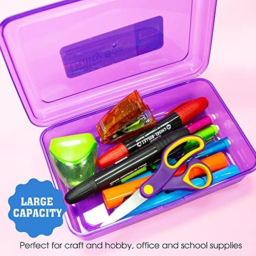 BAZIC PRODUCTS Basix Multipurpose Utility Box, for Desk Office School, Set of 4 - Image 4