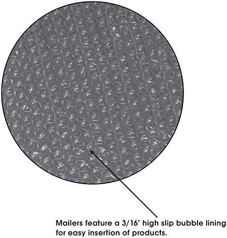 Tape Logic TLB829 Bubble Lined Poly Mailers, 5" x 10", White (Pack of 250) - Image 3
