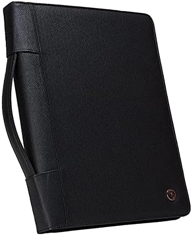Case-it Zipper Padfolio | Letter Size | 3-Ring Binder | PAD-40 Black by Case-it