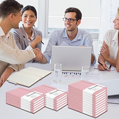 20 Pack Journals for Writing College Ruled Notebooks Journal in Bulk, Hardcover Notebooks (200Pages) for Note Talking, Lined Bullet Journals for Home School Office, 5.7"x8.4", Pink - Image 6