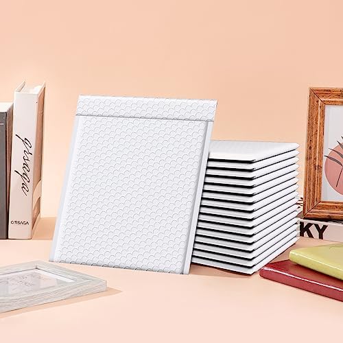 Fuxury White Bubble Mailers 8.5x12" Padded Envelopes 100 Pack Bulk - Image 5