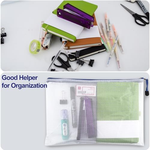 40pcs Mesh Zipper Pouch Bags, 8 Size Zipper Bags - Image 3