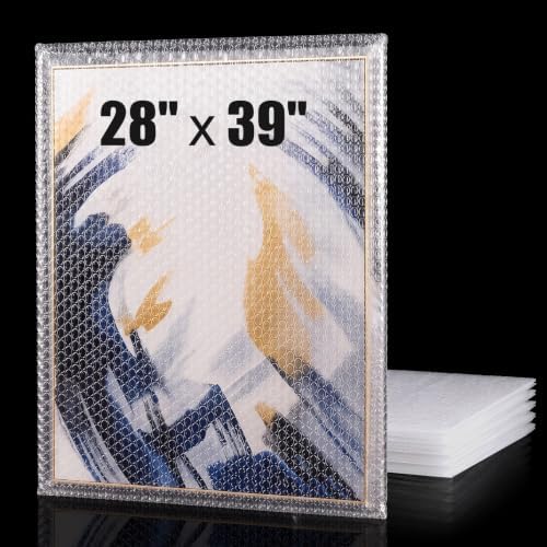 Dunzoom 5 Pack 28 * 39 Inch Extra Large Bubble Pouches, Non-adhesive Strip by Dunzoom