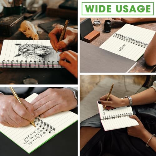 Jutom 18 Pcs Small Spiral Notebook Memo Pad 3x5, Pink Green - Image 5