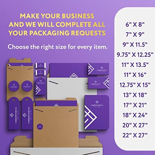APQ Supply Natural Brown Tab Lock Rigid Mailers, 12.75 x 15 Inch. Pack of 10 Cardboard Envelopes for Photos, Documents. Sturdy Stay Flat Mailers with Tab Lock Closure. Hard Rigid Shipping Envelopes - Image 6