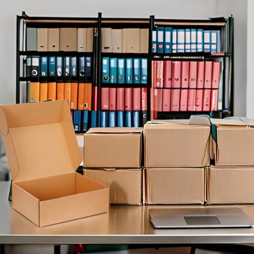 Kraft Brown Shipping Boxes 12x9x4 Inches, 20 Pack - Image 4
