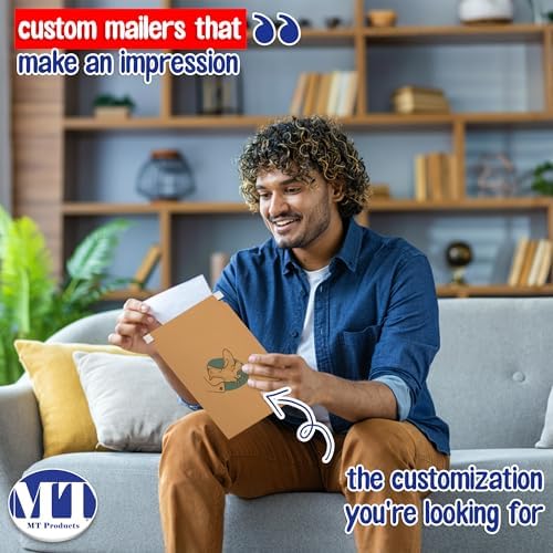 MT Products Custom Printed Mailer Envelopes with Self-Seal Tape 11" x 13.5" – Keeps Delicate Items Safe - Image 4