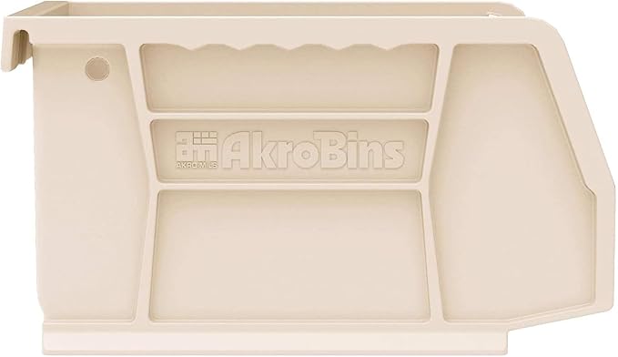 Akro-Mils 30210 AkroBins Plastic Storage Bins, 5"x4"x3", Stone, 24-Pack | Space-Saving Stackable Bins for Garage, Pantry, Craft Organization - Image 8