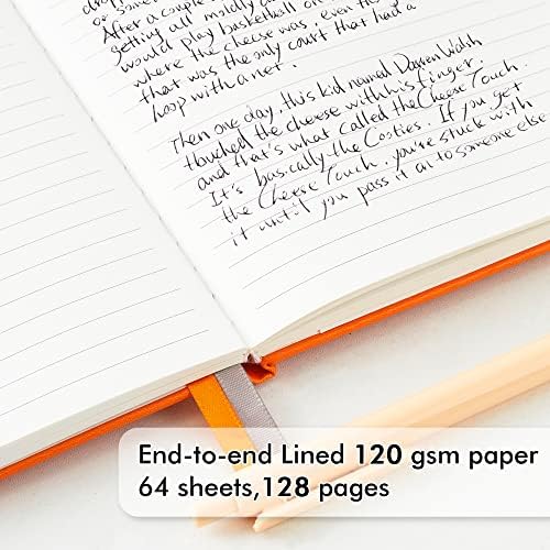 feela Notebooks Journals Bulk, Hardcover Notebook Classic Ruled Journal Set with Pen Holder for School Business Work Travel Writing, with 12 Black Pens, 120 GSM, 5.1”x8.3”, 12 Pack, A5, Solid Colors - Image 3