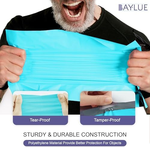 Teal Poly Mailers 14.5x19, Self Seal Shipping & Mailing Bags, 500 Pack Bulk - Image 5