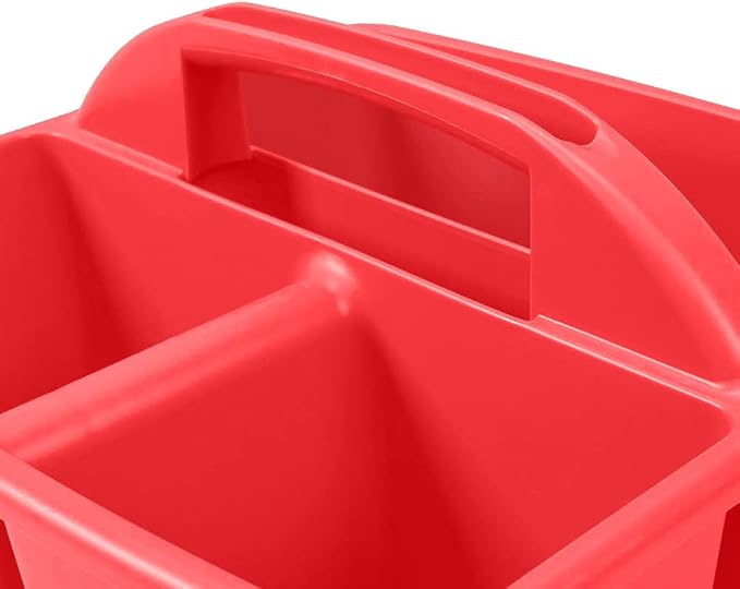 Classroom Supply Caddies: Assorted Colors - Set of 6 - Image 4