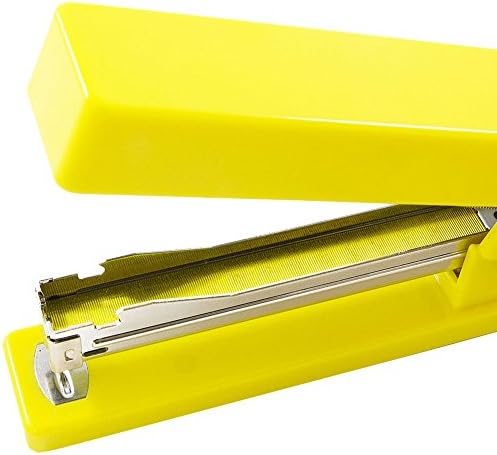 JAM PAPER Office Starter Kit - Yellow - Stapler, Tape Dispenser, Staples, Paper Clips & Binder Clips - 5/Pack - Image 5