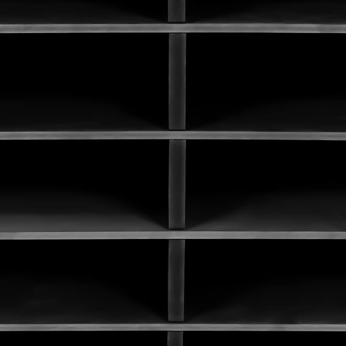 Literature Organizer Sorter, 12 Slots Adjustable File Sorter Mail Organizer | Paper Sorter Organizer, Open Design Paper Storage Mailbox for Office School Classroom, Black - Image 5