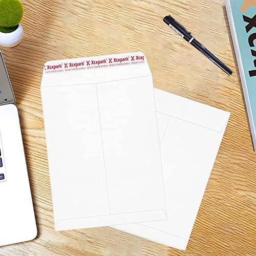 Xxcxpark 120 PCS 6x9 inches Security Catalog Envelopes Printable Self Seal Envelopes, Anti Tear White Envelopes for Invitation Cards, Pictures, Photos, Documents - Image 6