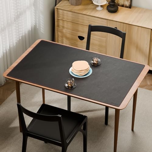 ZORESYN PU Leather Desk Mat 43.3 x 27.6 Inch (Black) - Image 5