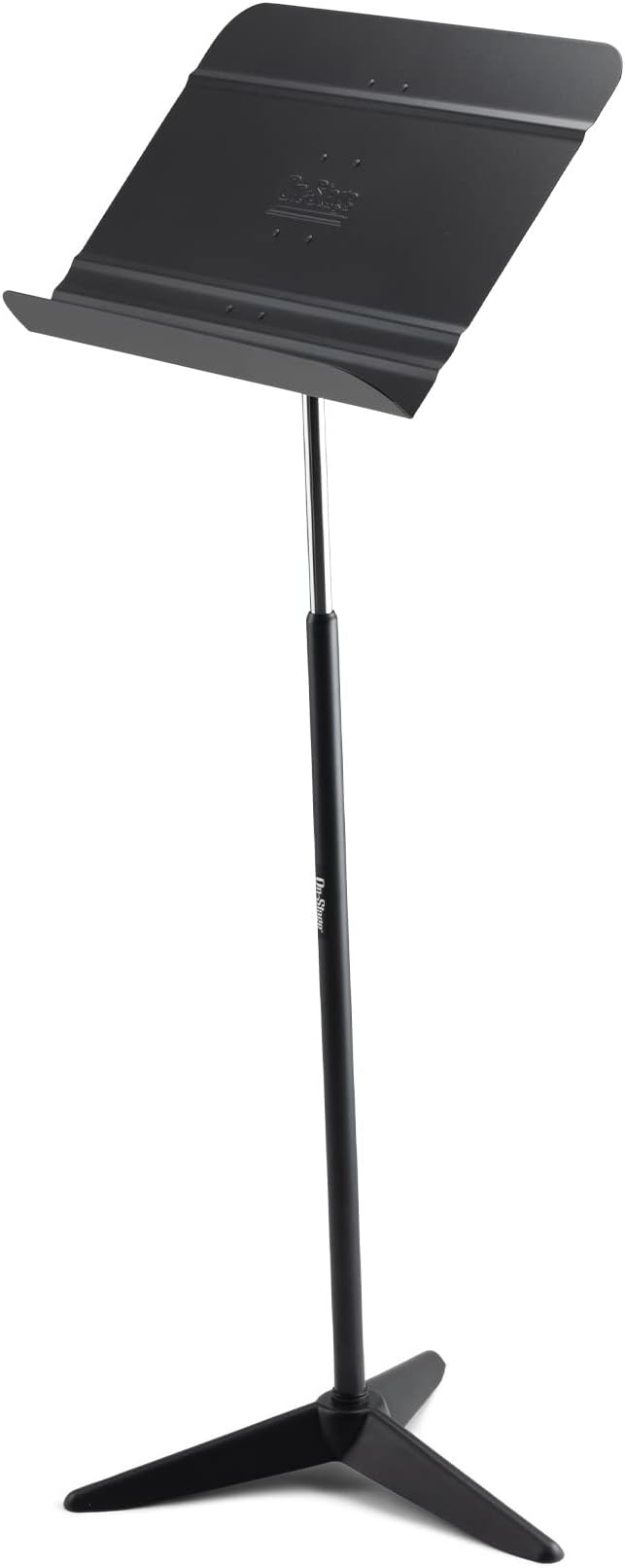 On-Stage SM7711B Orchestra Music Stand (Professional Orchestral Setup for Sheet Music Pages, Scores, and Books, Adjustable Height and Angle, 8 lb Capacity, Cart Compatible, Steel and Aluminum, Black) - Image 2