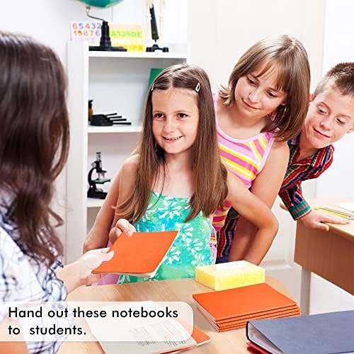 feela 36 Pack Soft Cover Journal Bulk, Lined Blank Travel Journal for Women Men Writing, Notebooks College Ruled for Work, Note Taking Notebook School Business Supplies, 8.2” x 5.5”, A5, Orange - Image 7