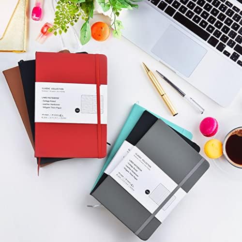 Coopay 12 Pack A5 Journal Notebooks Bulk, 160 Pages, 100GSM Thick Paper, 8.3 x 5.5 inch Hardcover Lined Leather Journals for Writing Office School Business Work Men Women (Multicolor) - Image 6