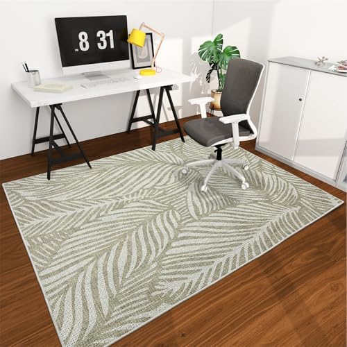 Office Chair Mat for Hardwood Floor, 48"x72" Easy Glide Computer Desk Mat Protector for Rolling Chair Under Desk Rug Nonslip Backing, Machine Wash, (Modern) by CHAKME