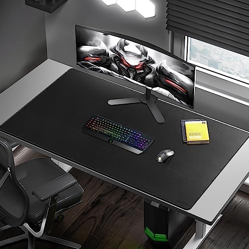 CENNBIE Leather Desk Pad Large, 47.2" x 27.5" Desk Mat Protector (Black) - Image 5