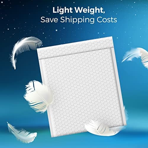 Fuxury Bubble Mailers 8.5x12" White Padded Envelopes 40 Pack Usable 8.5x11" - Image 5
