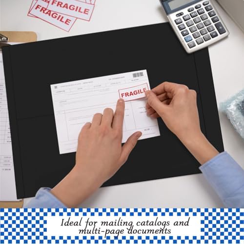 Motipuns 50 Pcs 14'' x 18'' Large Mailing Envelopes 32lb with Gummed Flaps - Image 5