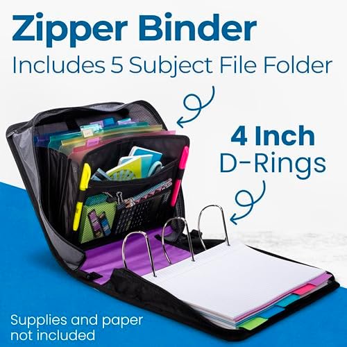 Case-it King Size 3-Ring Binder | 4-Inch Capacity | D-186 Purple - Image 2