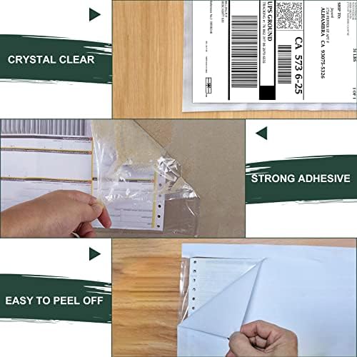 Packing List Pouches, Shipping Label Envelopes Clear Adhesive Top Loading Packing List (6" x 9" - 100 Pcs) - Image 3