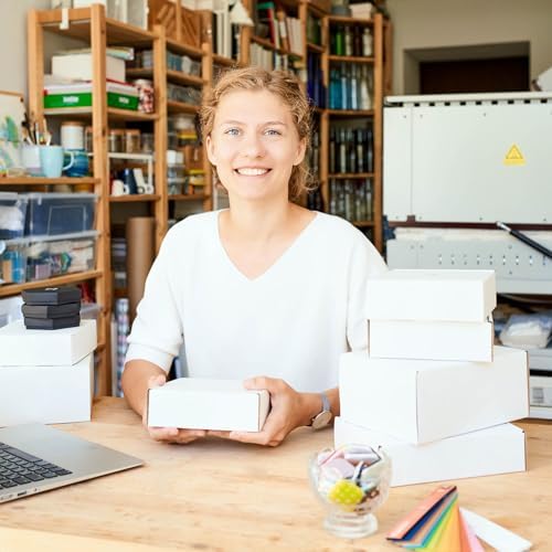 7x5x2 inch White Shipping Boxes for Small Business- Set of 25 - Image 6