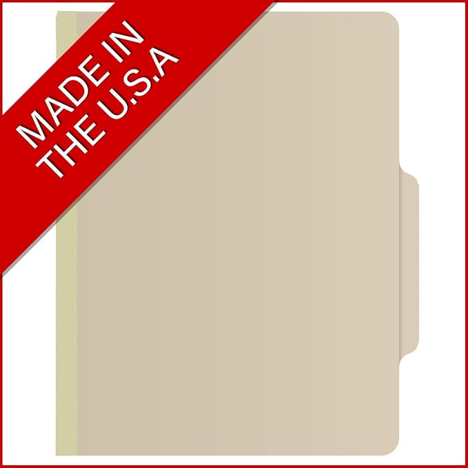 Top Tab Pressboard Folders, Letter Size, 2" exp, Fasteners Pos #1 & #3, Manila (Box of 25) - Image 5