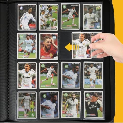 16-Pocket Business Card Binder holds 1024 Cards, Premium Diamond PU Leather Name Card Holder Organizer with Zipper, Black Sleeves Side Loading Card Book for Collectors & Office(pink) - Image 7