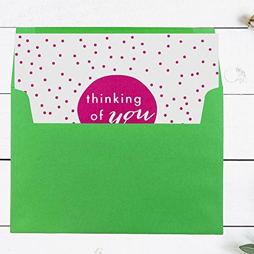 JAM PAPER A7 Colored Invitation Envelopes - 5 1/4 x 7 1/4 - Green Recycled - 100/Pack - Image 3