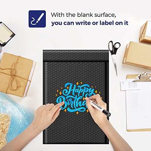Fuxury 100 Pack Bubble Mailers Bulk 10.5x16", Self Seal Padded Envelopes - Image 4
