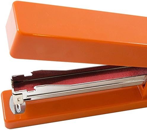 JAM PAPER Office Starter Kit - Orange - Stapler, Tape Dispenser, Paper Clips & Binder Clips - 4/Pack - Image 4