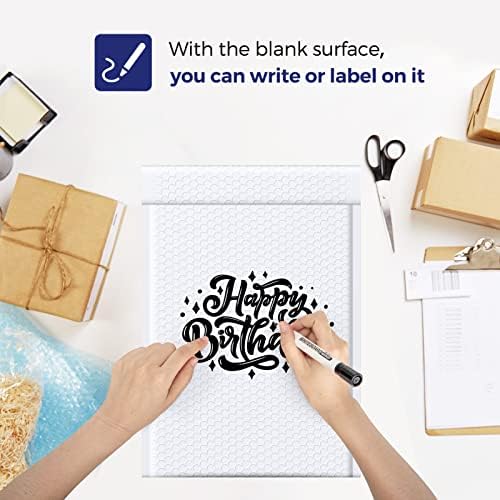 Fuxury White Bubble Mailers 10.5x16" 40 Pack,Padded Envelopes Self Seal - Image 5
