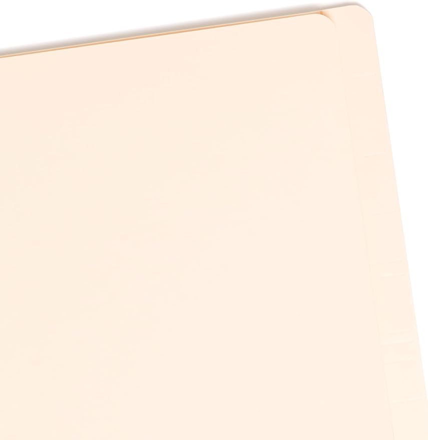 Smead Pressboard End Tab Classification File Folder, 2 Dividers, 2" Expansion, Legal Size, Manila, 10 per Box (29835) - Image 5